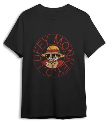 Obrázek produktu pro Tričko One Piece, Monkey D. Ruffy, černá, velikost S