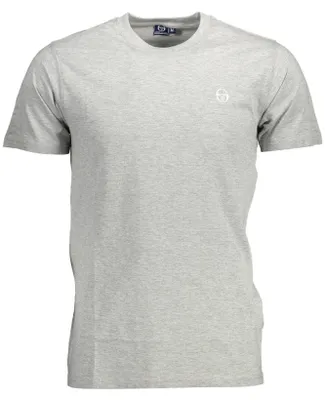 Produktbild von Sergio Tacchini Herren KURZARM-T-SHIRT Grau 10310007_61F5D7B_GRIGIO0004 : Größe - 2XL Größe: 2XL