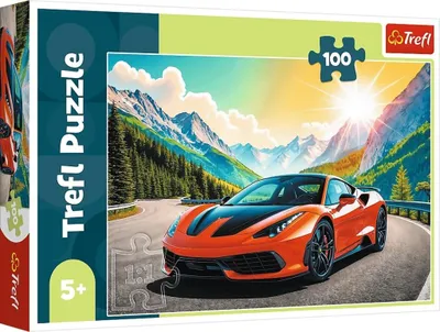Image de Trefl TREFL Puzzle A race against time (Sportcar), 100 pcs