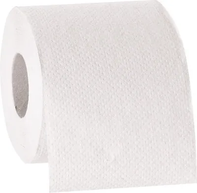 Produktbild von Franz Mensch Toilettenpapier, Kleinrolle, weiß, 2-lagig, 250 Blatt, 64 Rollen