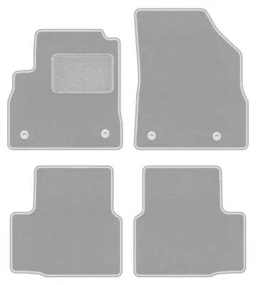 Immagine prodotto di Tappetini in moquette per Opel Astra K 2015- (berlina/hatchback/station wagon) – set 4 pezzi, grigi, su misura – Wielganizator OSLO