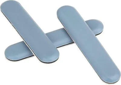 Productafbeelding van Famanu meubelglijders, 16 stuks, rechthoekig, 75 x 15 mm, zelfklevend, voor bescherming van de vloer