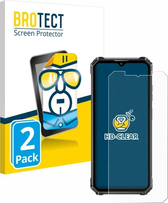 Produktbild von 2x Für Oukitel WP28 / WP28E Schutzfolie BROTECT Displayschutz Display Schutz Folie Klar Transparent