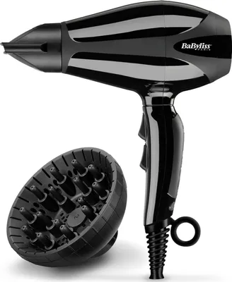 Immagine prodotto di Asciugacapelli nero da 2400 w Babyliss paris 6715DE