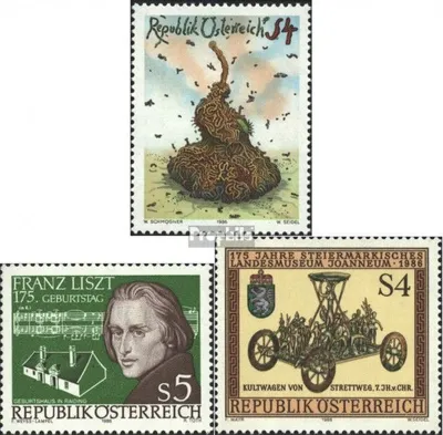 Produktbild von Briefmarken Österreich 1986 Mi 1865,1866,1868 (kompl.Ausg.) postfrisch Sondermarken