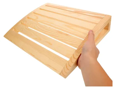 Produktbild von Ergonomisches Saunakissen aus Massivholz für Sauna und Spa