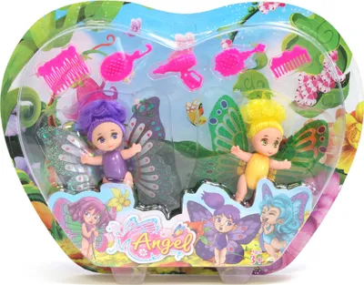 Zdjęcie produktu dla LALKA ze skrzydłami WRÓŻKA mini laleczka 11cm