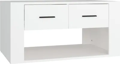 Obrázek produktu pro vidaXL Konferenční stolek bílý 80x50x40 cm Materiál dřevo