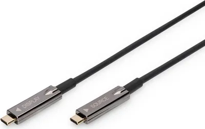 Produktbild von DIGITUS 4K USB 3.1 Typ - C AOC AV-Anschlusskabel, 20m