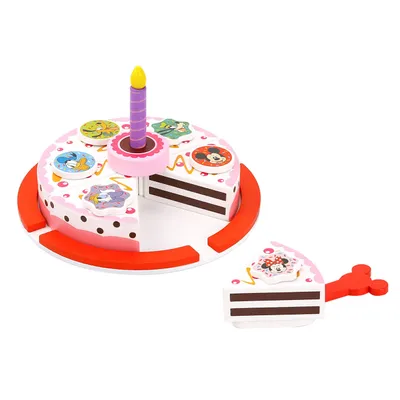 Image de Gâteau d'anniversaire Disney en bois, 8lg.