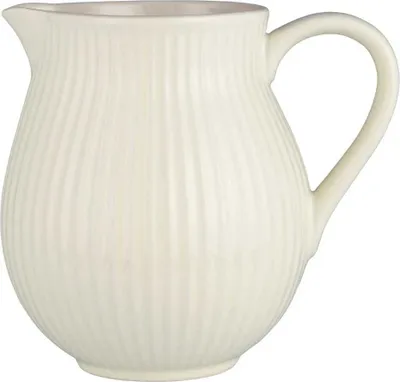 Produktbild von IB Laursen Kanne 2 Liter Mynte BUTTER CREAM Creme Weiß Keramik Geschirr Krug