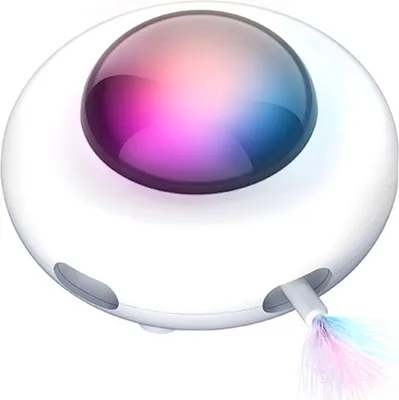 Zdjęcie produktu dla Automatyczna zabawka dla kotów, elektryczna, Smart Gravity UFO, zabawka dla zwierząt z samoczynnym mechanizmem sprężynowym – dla miłośników kotów