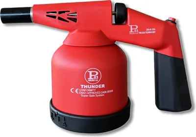 Image de Lampe à souder à gaz 1760W Utilisation à 360°- Chalumeau à gaz avec Allumage électronique à batterie - Cartouches gaz 190g