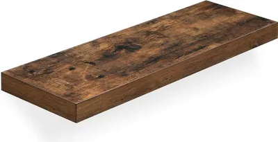 Obrázek produktu pro Vasagle Nástěnná police hnědá, 60 x 20 x 3,8 cm