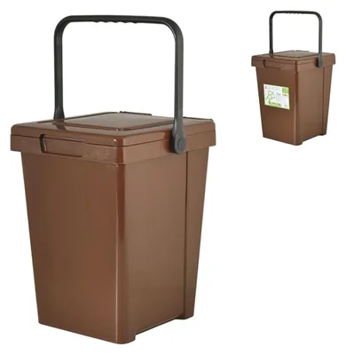 Produktbild von H+H 3984612 25 Liter brauner Nassbehälter, Kunststoff, Universale, Braun
