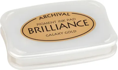 Produktbild von TSUKINEKO 211511674 Stempelkissen Brilliance 10 x 7 cm goldfarben