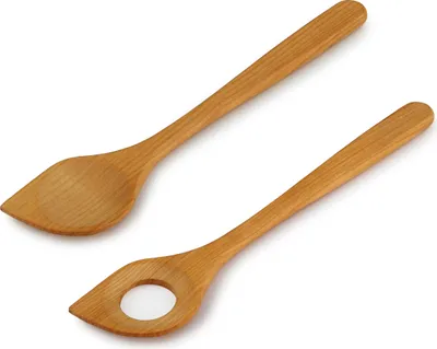 Produktbild von Houten Keukengerei aus Fichteneichenholz - Hitzebeständig, antibakteriell, kratzgeschützt - 100% natürliche EU-Produkte - Kochen ohne Plastik