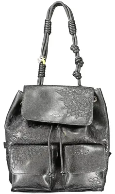 Produktbild von Moderner Damen Rucksack Schwarz: Vielseitig & Stilvoll mit Details