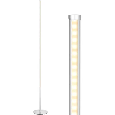 Productafbeelding van EDISHINE LED staande lamp, dimbaar, vloerlamp voor de woonkamer, lichtzuil 146 cm, warm wit licht