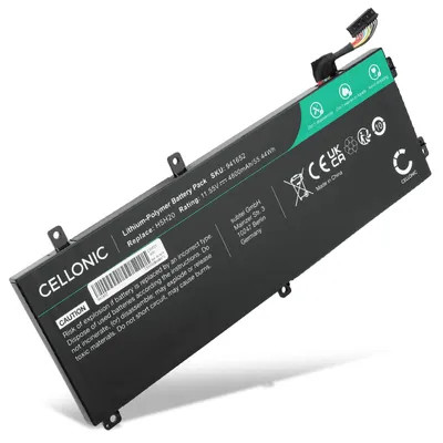 Produktbild von CELLONIC 1x Akku für Notebook Kompatibel mit Dell Precision 5530, XPS 15 9560, Precision 5520, KHCK5 - (4800mAh, 11.55V)