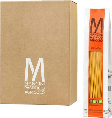 Produktbild von Mancini Pastificio Agricolo - Chitarra - Italienische handwerkliche Nudeln - 12 x 500 g