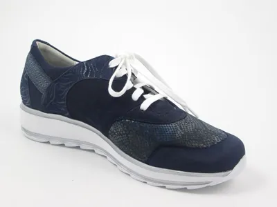 Produktbild von Durea Damen Schnürschuhe bequem blau Gr. 4