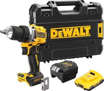 Produktbild von DeWalt DCD 800 D1T Akku Bohrschrauber 18 V 90 Nm Brushless + 1x Akku 2,0 Ah + Ladegerät + TSTAK