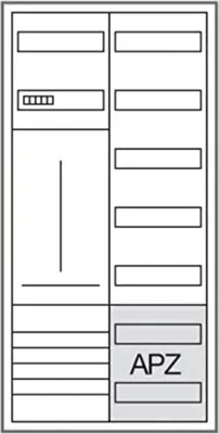 Zdjęcie produktu dla Hager ZB323T15, 1 szt., 550 mm, 205 mm, 1100 mm, II