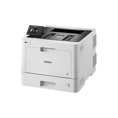 A white Brother laser printer is shown against a white background.