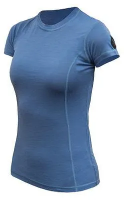 Zdjęcie produktu dla Koszulka damska Sensor Merino Air, krótki rękaw, kolor riviera blue, rozmiar L, nr kat. 24100003-02