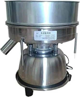 Image de Tamiseur automatique électrique Tamiseur vibrant alimentaire Tamis industriel en acier inoxydable avec 60 mailles de 0,3 mm + 80 mailles de 0,2 mm