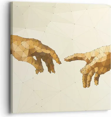 Produktbild von Bild auf Leinwand - Leinwandbild - Abstraktion modern - 30x30cm - Wand Bild - Wanddeko - Wandbilder - Leinwanddruck - Bilder - Kunstdruck - Wanddekoration - Leinwand bilder - Wandkunst - AC30x30-3713