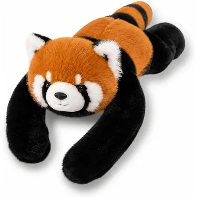 Produktbild von Gewichtstiere Panda Kuscheltier 2,3kg, Großes plüschtier 65 cm, Roter Panda, Gewichtskuscheltier für Erwachsene, Kuschelkissen