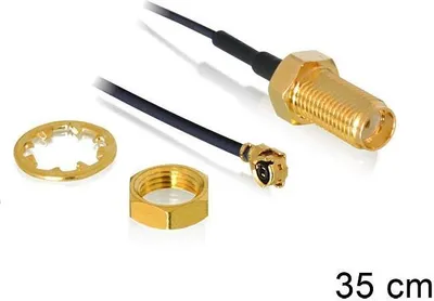 Obrázok produktu pre DELOCK HF Kabel I-PEX -> SMA St/Bu 0.35m