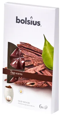Produktbild von Bolsius Aromatic Wax Melts Oud Wood, 6 er Pack