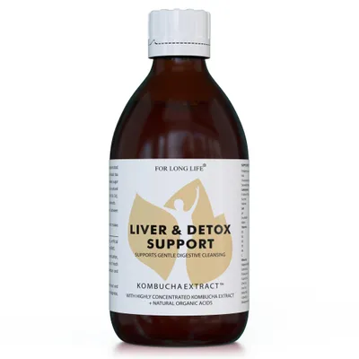Produktbild von KOMBUCHA EXTRACT Nahrungsergänzungsmittel mit fermentiertem Tee-Extrakt, B-Vitaminen, Vitamin C und Mineralstoffen