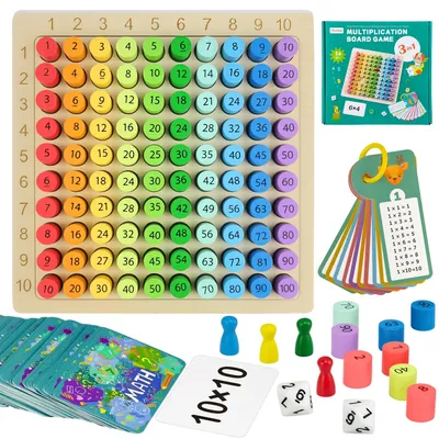 Produktbild von Montessori-Multiplikationsspiel für Kinder, 3-in-1