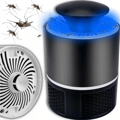 Zdjęcie produktu dla Lampa Uv Owadobójcza Na Insekty Na Komary Muchy Led Pułapka Na Owady Cicha