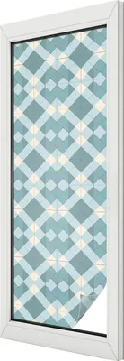 Obrázek produktu pro Vitrážová fólie na okna - 146x50 cm - vitrážový vzor - neprůhledná dekorační fólie na ochranu soukromí - samolepicí, ochrana proti UV záření - geometrické vzory