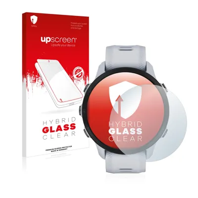 Produktbild von upscreen Schutzglas für Garmin Forerunner 955 Solar / 955 Schutzfolie Panzer Folie Glas Display Schutz klar