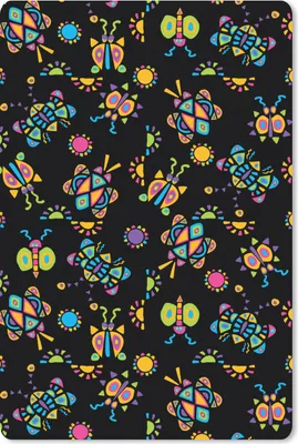 Produktbild von MuchoWow® Mauspad Mousepad Schmetterling - Muster - Insekten 40x60 cm - Mousepads - Maus Mat - Pad - Mausunterlage - Schreibtisch Accesoire