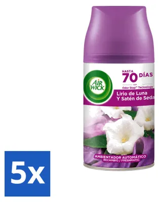 Produktbild von 5 x Air Wick Freshmatic Nachfüller - Mondlilie - 250 ml - Vorteilspackung - 5 Stücke