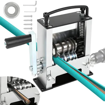 Produktbild von Kabelabisoliermaschine, Maschine für Handkurbel- Oder Bohrmaschinenantrieb, Elektrische Abisolierwerkzeug Kupferdraht Recycling