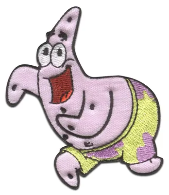 Obrázek produktu pro Comercial Mercera SpongeBob SquarePants © Patrick vyšívaný - nášivka, nažehlovací, nažehlovací nášivka, nášivka, nášivky, k nažehlení, velikost: 5 x 7,1 cm