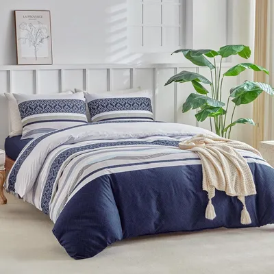 Productafbeelding van TRANKIELO® - Beddengoedset 260 x 240 cm - Microvezel - Bohemienpatroon - Inclusief 2 Kussenslopen