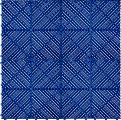 Obrázok produktu pre Odvetrávaná garážová dlažba x 120 s okrajmi - modrá