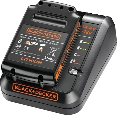 Immagine prodotto di Black&Decker Akku-Ladegerät 1A 18V BDC1A15 + Akku 1,5AH 18V