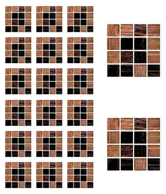 Obrázek produktu pro Samolepicí mozaikové dlaždice 3D, vhodné do koupelny a kuchyně, samolepicí obklady na zeď, 20 kusů, rozměr 10 x 10 cm, voděodolné