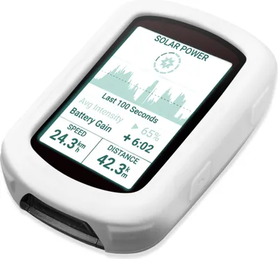 Produktbild von CELLONIC Schutzhülle kompatibel mit Garmin Edge 540 / Edge 840 Silikonhülle - Schutz Tasche Silikon Hülle, Fahrrad Navi Case - GPS Cover Bumper Etui weiß