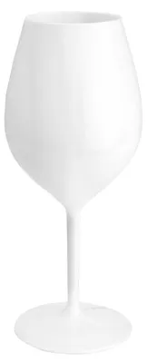 Produktbild von 6 Mehrweg Wein Cocktail Gläser Spritz weiß Tritan 510ml Wiederverwendbar Kunststoff unzerbrechlich Stilglas